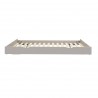 Flexa Classic Ausziehbett mit Rollrost 90x190 cm Grau