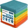10 Stück Mikrofasertücher, 30X30 cm Multicolor