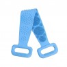 Silikon Duschgurt, Badebürste, Rückenbürste, Rückenschrubber Blau