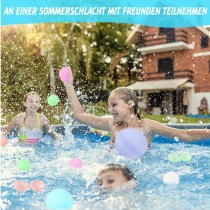 Silikon Wasserbombe, wiederverwendbare Wasserbälle, 20 Stück