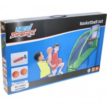 New Sports Basketball-Set, inklusive 2 Bälle und Pumpe