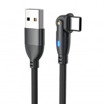 180 Grad Winkel Ladekabel USB-C / USB-A, 3m