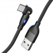 180 Grad Winkel Ladekabel USB-C / USB-A, 3m