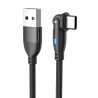180 Grad Winkel Ladekabel USB-C / USB-A, 0.5m