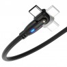 180 Grad Winkel Ladekabel USB-C / USB-A, 0.5m