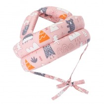 Babykopfschutz, verstellbarer Baby Helm, Baby Schutzhelm Forest Pink