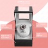 Automatischer Uhrenbeweger für 1 Uhr – Edles Design in Braun