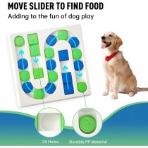 Interaktives Hunde Intelligenzspielzeug mit 23 Fächern – Futterspender & Denkspiel
