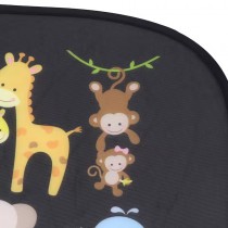 Auto Sonnenschutz für Kinder – 2 Stück mit Tiermotiv