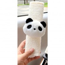 Gurtpolster Weich & Bequem für Kinder Panda Weiss