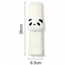 Gurtpolster Weich & Bequem für Kinder Panda Weiss