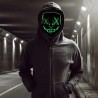 LED Horror Maske Green Grün
