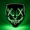 LED Horror Maske Green Grün