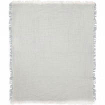 Jollein Decke Wiege Hydrophil Fringe Stripe - 75x100 cm - Sea Green