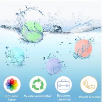 Silikon Wasserbombe, wiederverwendbare Wasserbälle, 30 Stück