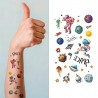Temporäre Tattoos für Kinder – 30 Bögen für Jungs und Mädchen