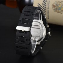 High-End Multifunktionale Sportuhr – Digital & Analog Schwarz Grau