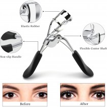 Professionelle Wimpernzange mit weichem Griff Schwarz