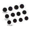 6 Paare universelle Silikon-Ohrstöpsel für In-Ear-Kopfhörer - Grössen S, M, L