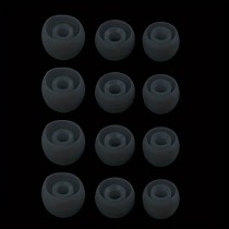6 Paare universelle Silikon-Ohrstöpsel für In-Ear-Kopfhörer - Grössen S, M, L