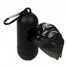 Faltbarer Napf 1000 ml mit Karabiner & Kotbeutelspender Blau