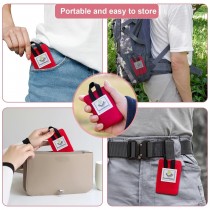 Ultraleicht Picknickdecke, Stranddecke, Outdoor Decke für Strand, Picknick, Camping und Wandern, 70 x 110 cm Rot