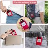 Ultraleicht Picknickdecke, Stranddecke, Outdoor Decke für Strand, Picknick, Camping und Wandern, 70 x 110 cm Rot