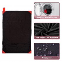 Ultraleicht Picknickdecke, Stranddecke, Outdoor Decke für Strand, Picknick, Camping und Wandern, 70 x 110 cm Rot