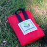 Ultraleicht Picknickdecke, Stranddecke, Outdoor Decke für Strand, Picknick, Camping und Wandern, 70 x 110 cm Rot