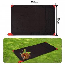 Ultraleicht Picknickdecke, Stranddecke, Outdoor Decke für Strand, Picknick, Camping und Wandern, 70 x 110 cm Rot