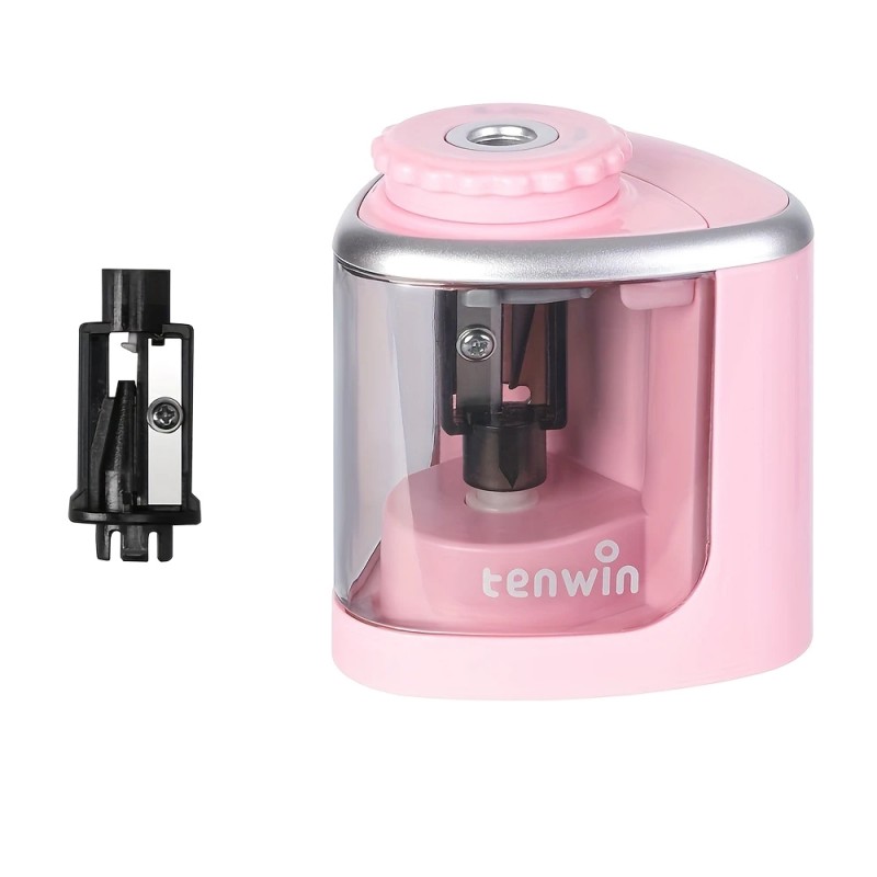 Elektrischer Bleistiftspitzer Pink