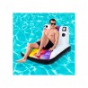 Bestway Luftmatratze „Sofortbildkamera“ – Aufblasbarer Pool-Sessel mit buntem Retro-Design