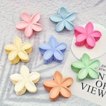 8 Stück Haarkrallen, Haarklammern Blumen Pastellfarben