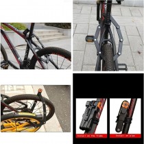 Faltbares Fahrradschloss 85 cm mit Zahlencode – Diebstahlsicher & kompakt