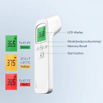 Infrarot Stirnthermometer berührungslos mit LCD Anzeige für Kinder & Erwachsene
