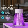 USB Mückenvernichter-Lampe – 360° UV, Wiederaufladbar & Geräuscharm