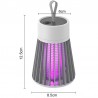 USB Mückenvernichter-Lampe – 360° UV, Wiederaufladbar & Geräuscharm