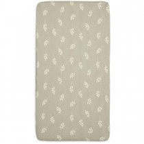 Jollein Jersey Fixleintuch 70x140 cm – Twig Olive Green