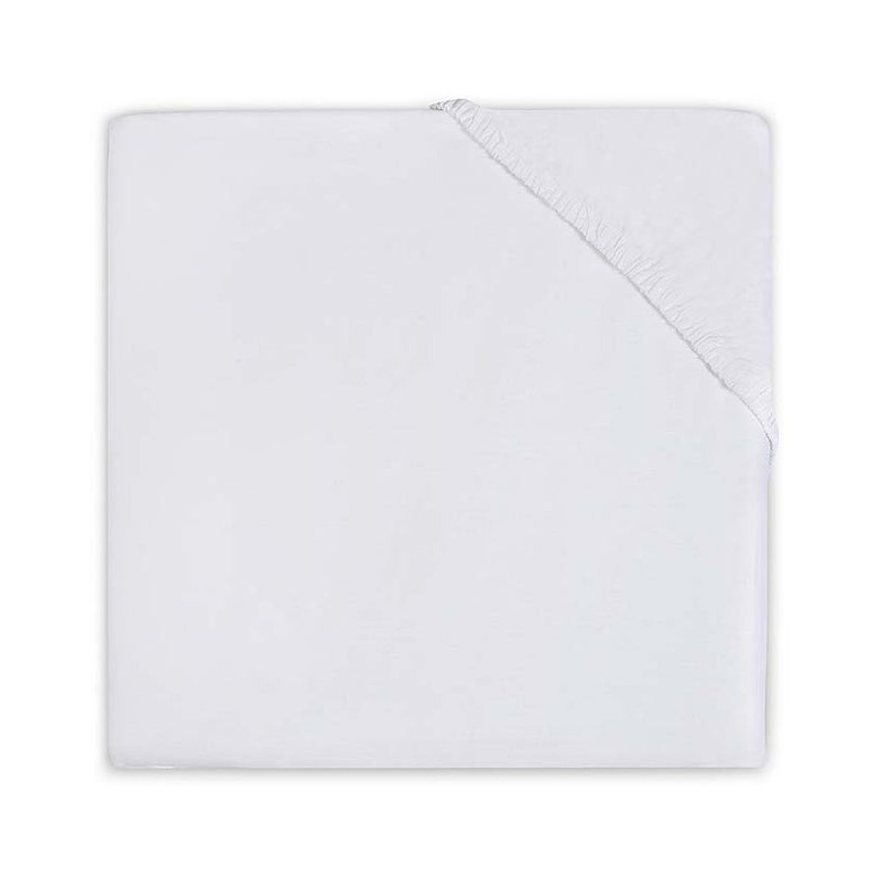 Jollein Fixleintuch Baumwolle 70x140 cm – Weiss