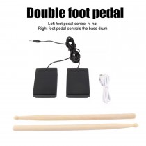 Elektronisches Schlagzeug-Set für Kinder – Rollbares USB-Drum Pad mit Lautsprechern, 45x26 cm