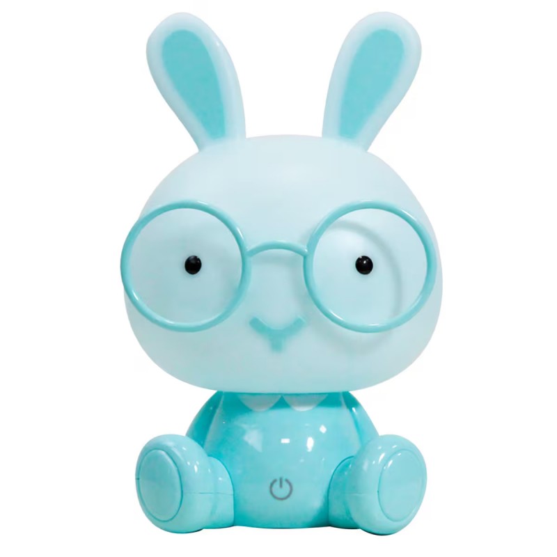 Kindernachtlicht, Nachtlicht, Kindertischleuchte Bunny Kaninchen Himmelblau