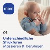 MAM Beissring Bite & Brush Gelb – Zahnungshilfe & Zahnreinigung