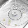 Multifunktionaler Abflussstöpsel & Haarsieb – 2-in-1 Silikon Stöpsel mit Filterfunktion – Weiss