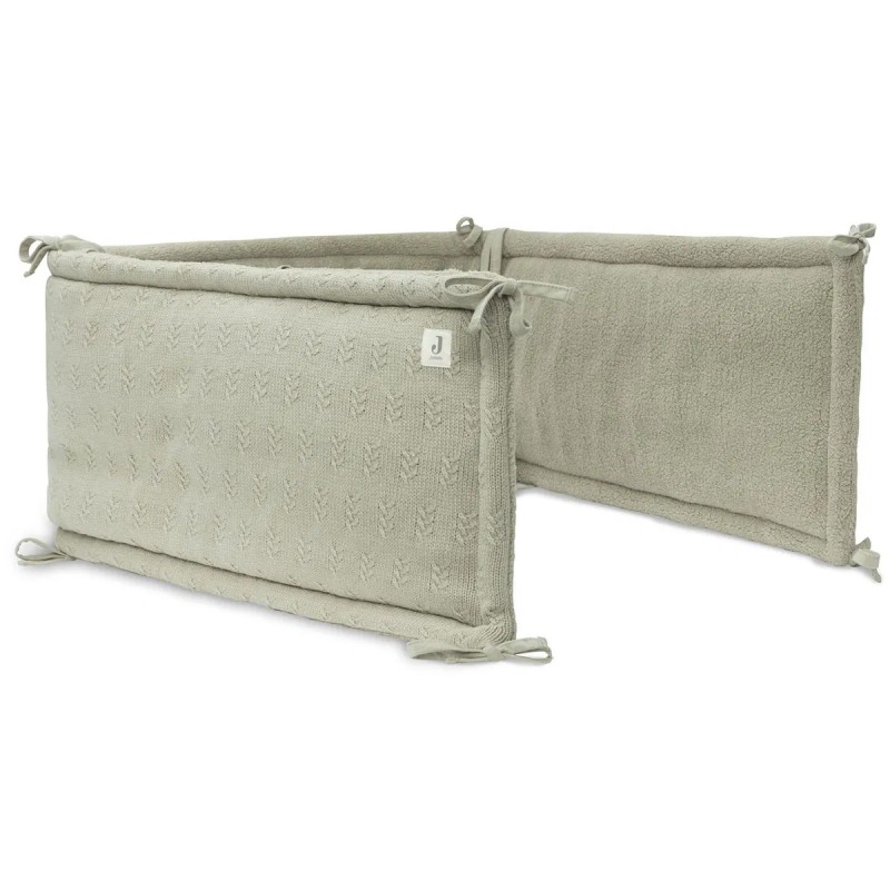 Jollein Nestchen 180x30cm Grain Knit - Olive Green