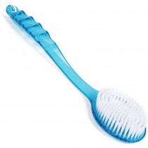 2in1 Duschbürste mit langem Griff, Rückenbürste Blau