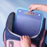 Aktenmappe mit 13-Taschen - A4 Fächermappe Vertikaler mit bunten Tabs Blau