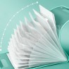 Aktenmappe mit 13-Taschen - A4 Fächermappe Vertikaler mit bunten Tabs Grün