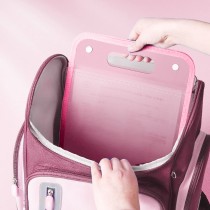 Aktenmappe mit 13-Taschen - A4 Fächermappe Vertikaler mit bunten Tabs Rosa