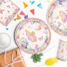 50-teiliges Party-Set Schmetterling