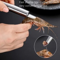 Edelstahl Crevetten-Entdarm-Werkzeug – Einfaches Entfernen von Shrimps Darm & Schale